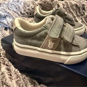 Polo by Ralph Lauren Kids' Grey/ paper white Sneakers